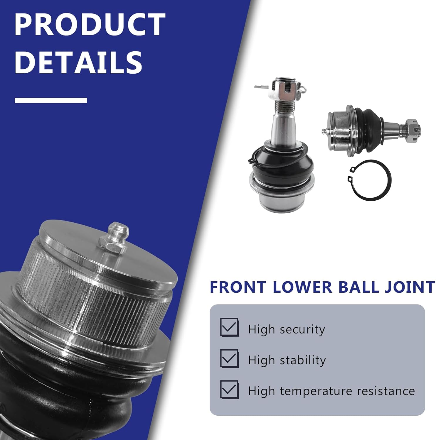 Suspension Kit Front Control Arm Ball Joint Sway Bar Inner Outer Tie Rod End Link Replacement for Chevy Avalanche Silverado1500 Suburban 1500 Tahoe/Cadillac Escalade/GMC Sierra 1500 Yukon