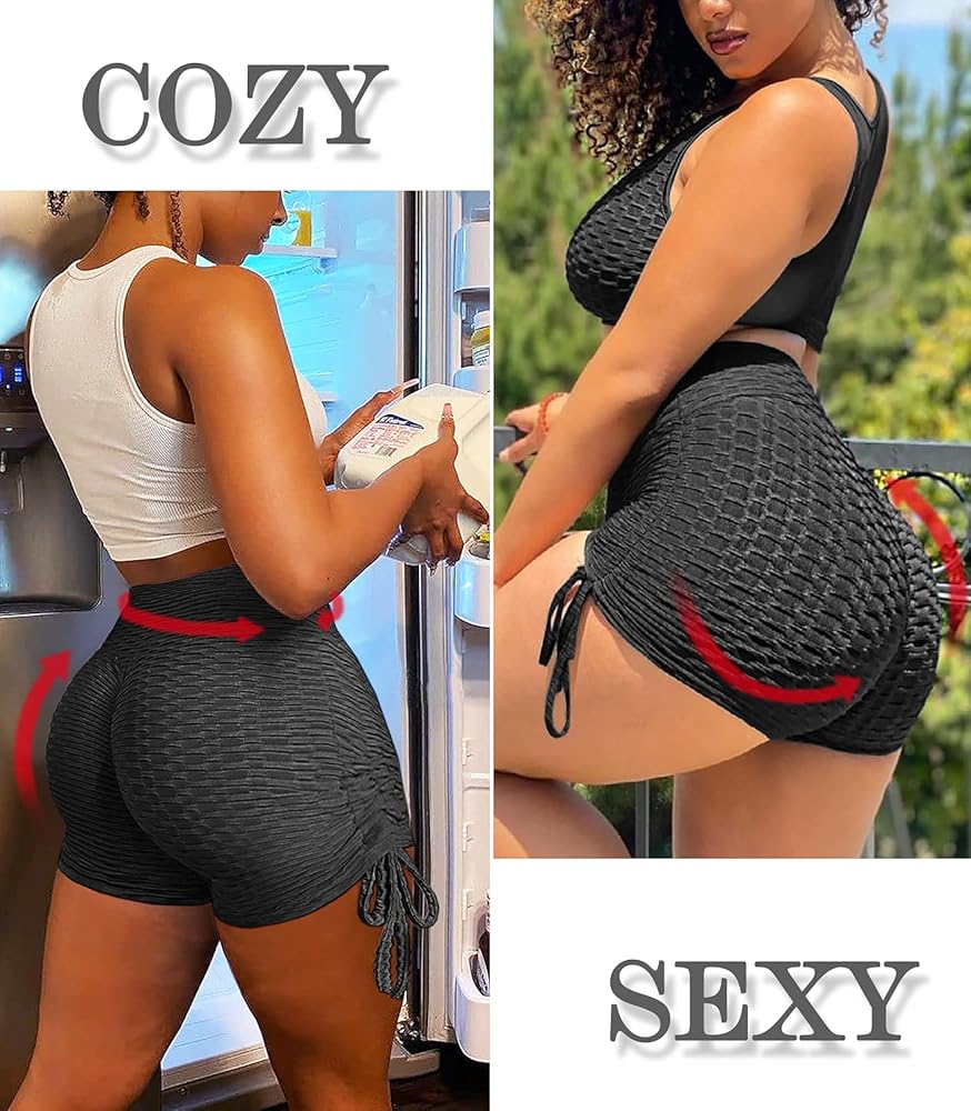 High Waist Stretchy Workout Shorts