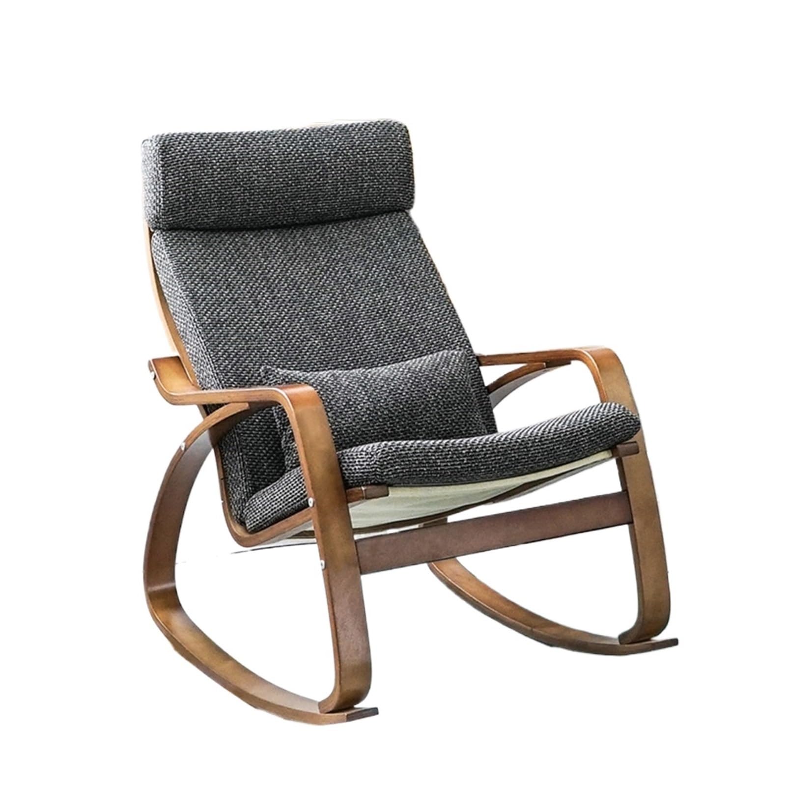 AMENGJ 1PC Poang Chair Armchair Cushion, Soft Rocking Chair Cushion Replacement with Removable Cover, Memory Foam Filling, 130*55cm, Color 1
