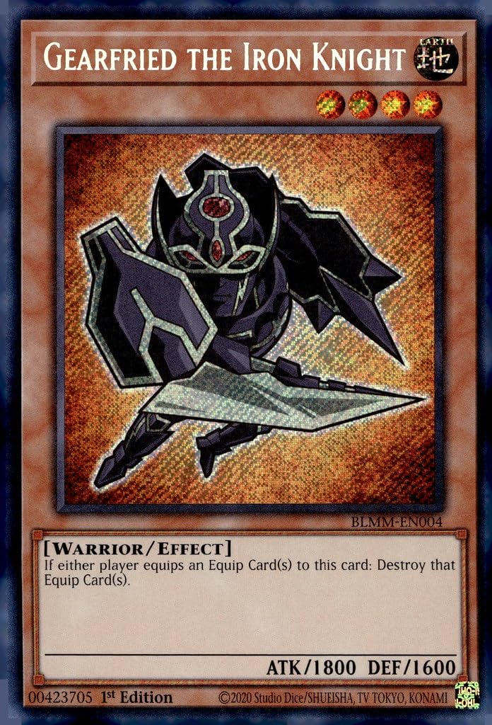 Gearfried The Iron Knight BLMM-EN004 - Secret Rare - 1st Edition