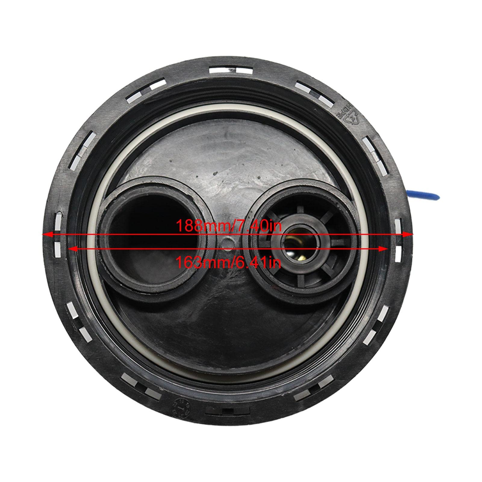 IBC adapter zbiornika tonowego, adapter IBC Tote zbiornik na wod? adapter w? ?a ogrodowego IBC pokrywa pokrywy zbiornika pokrywa z 90-stopniowym ?okciem profesjonalny w? ? cz? ?ci kranu z zaworem