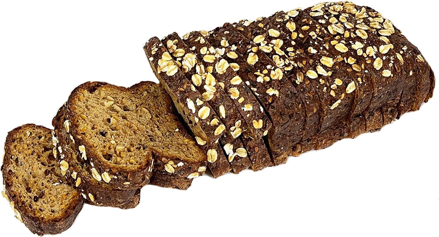 Pan Proteico Keto 85% Menos Carbohidratos, Para Dietas Hipocalóricas y Altas en Proteínas. Muy Blandito y Sabor Riquísimo. Peso 500 Gr Unas 20 Rebanadas Duración del Pan: 8 Meses Aprox