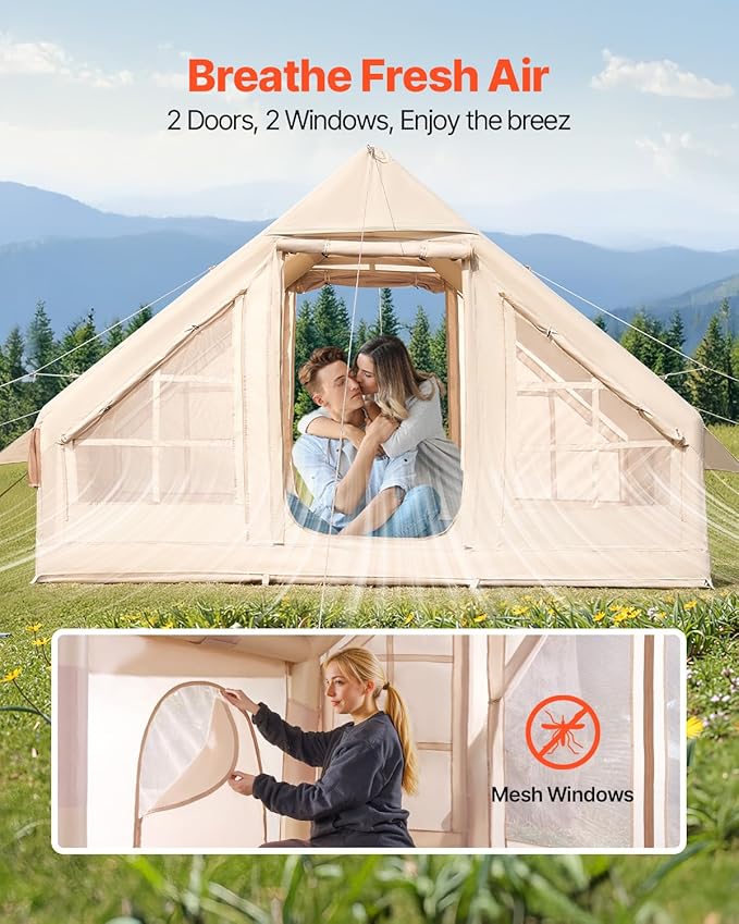 Carpa Inflable para Camping VEVOR 3-5 Personas Fácil Montaje miniatura 5
