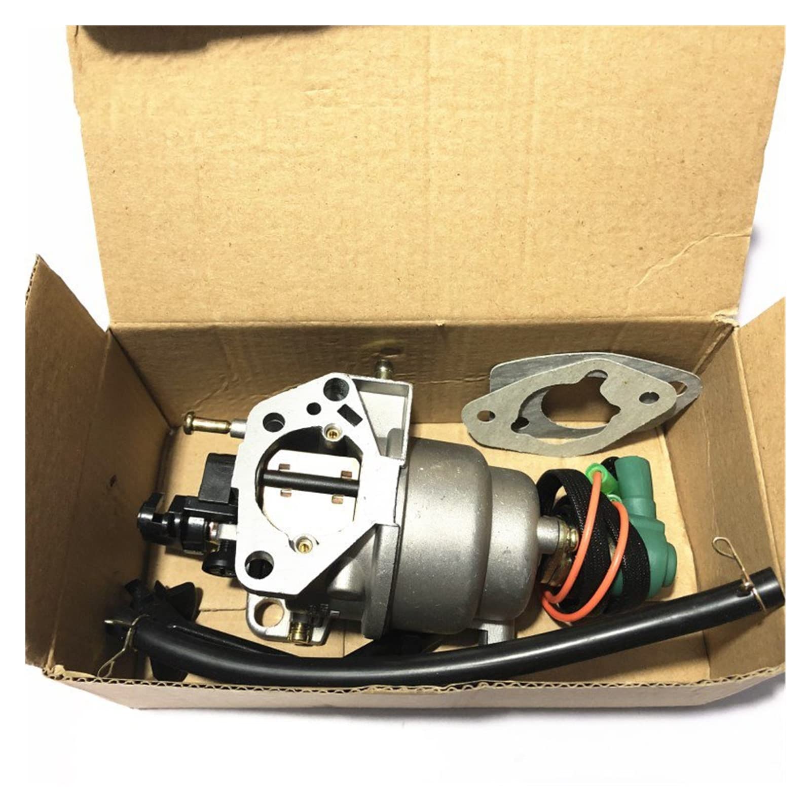 Montaje Carburador Carburador De Estrangulador Manual para Motor Generador GX390 5-8KW, Carburador Generador De 5kw EC6500 188F 389CC JD6500 Carburador Reemplazo