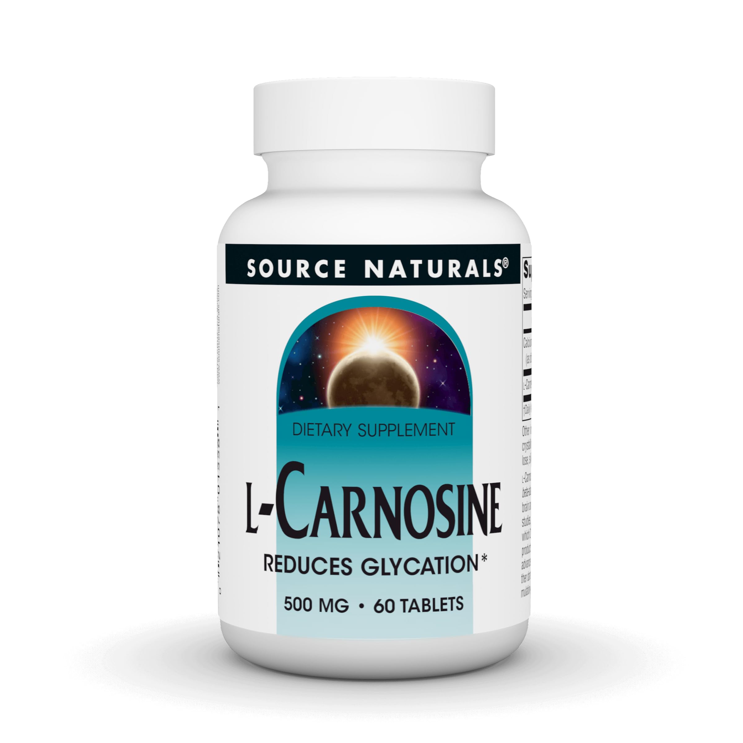 Source Naturals L-Carnosine 500mg, 60 Tablets-image-36