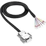XMSJSIY DB9 Connector Adapter Cable, D-SUB 9Pin RS232 RS485 Serial Port Extension Cable Replacement with Bare Wire 22AWG (DB9 Female)