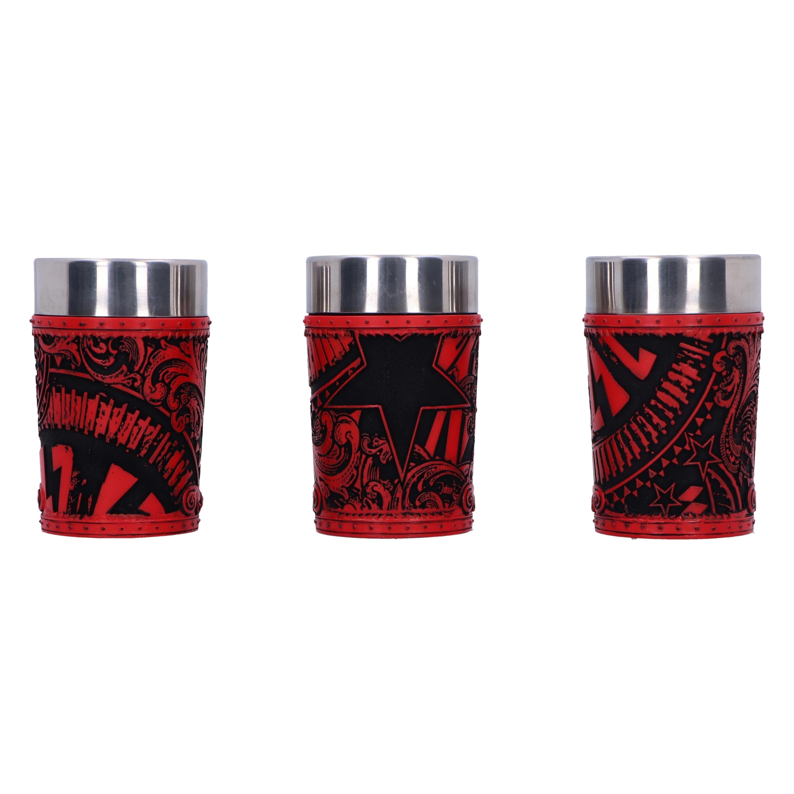 Amazon.com | Nemesis Now Shot Glass Collection Set of 3, Hand
