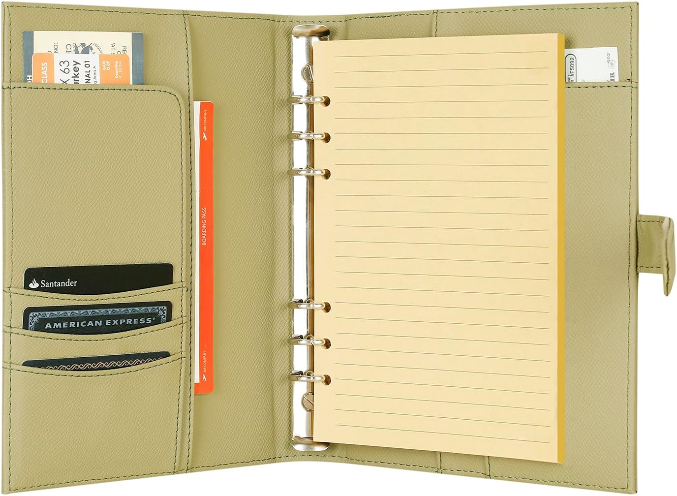 YLYYHH ビーガンレザーバインダープランナー、パーソナライズレザートラベルジャーナル日記プランナー、カスタムポートフォリオバイン