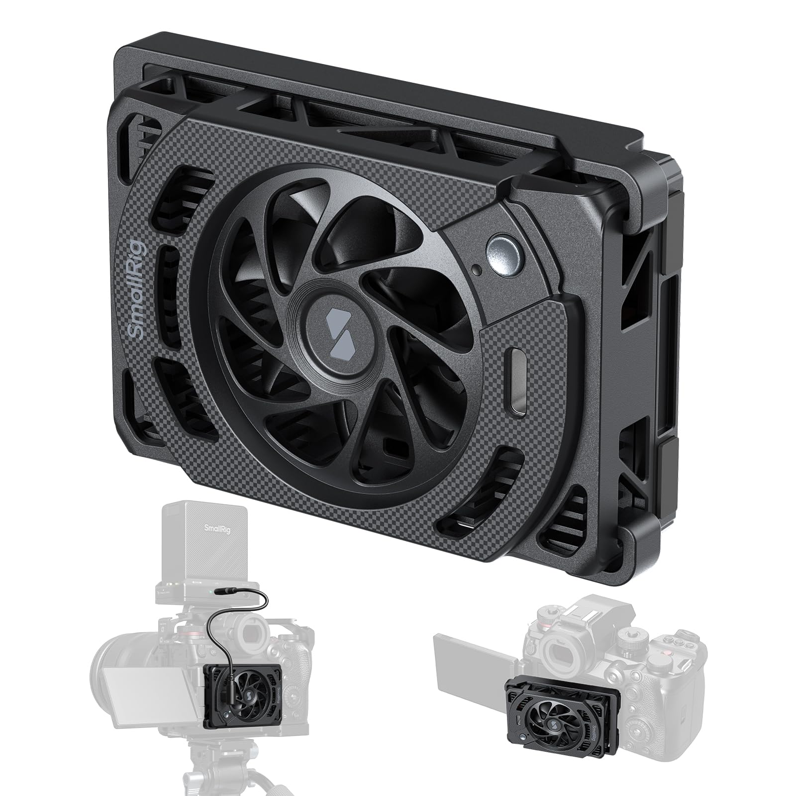 SMALLRIG Ventola di Raffreddamento per Panasonic LUMIX S1 II / S1 IIE / S1R II, Sistema di Raffreddamento con Doppia Velocità, Design a Innesto, Modulo di Raffreddamento TEC - 5875