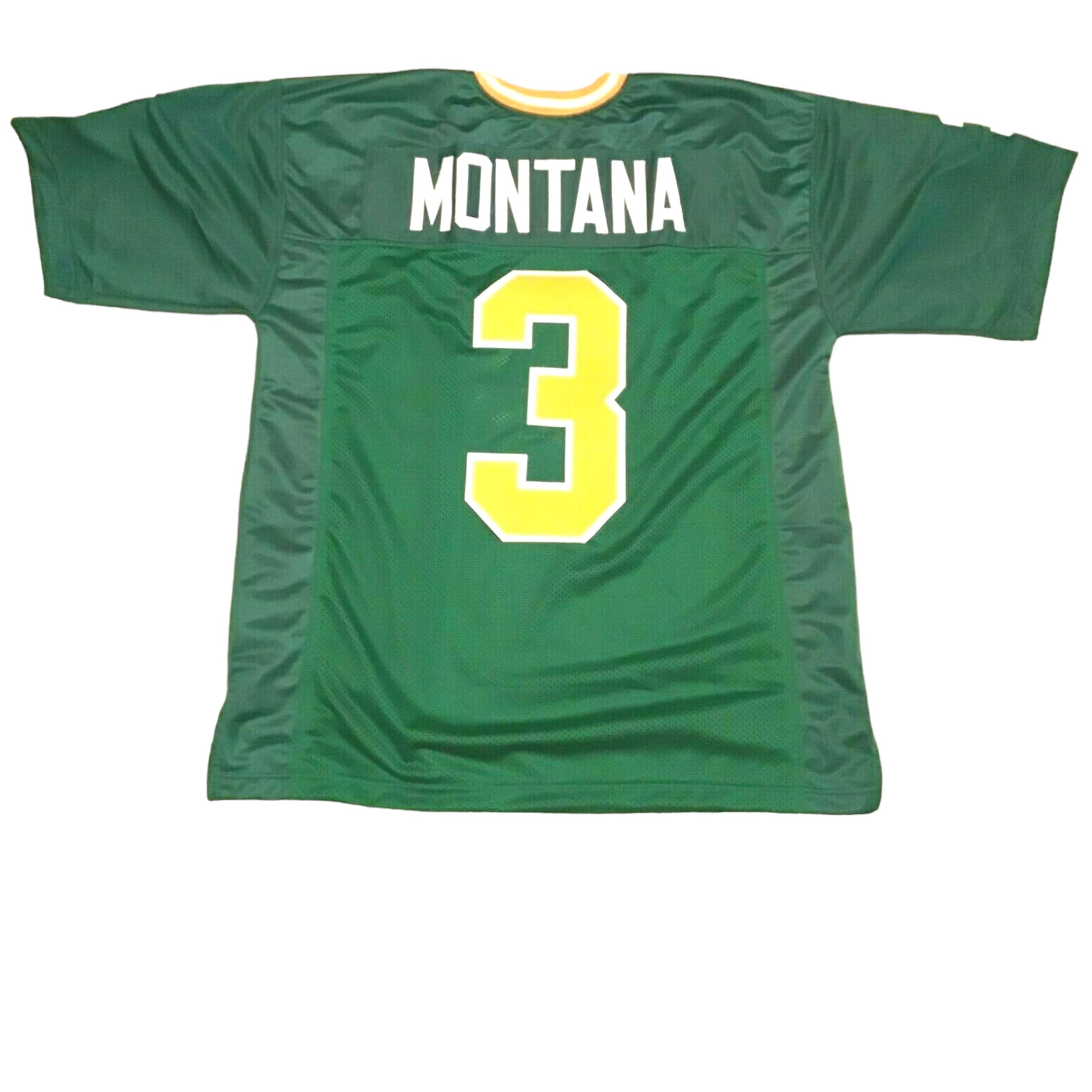 Generic Joe Montana Irish Green Jersey Stitched Custom Football New No Brand/Logos (US, Alpha, XX-Large, Regular, Regular, Green)