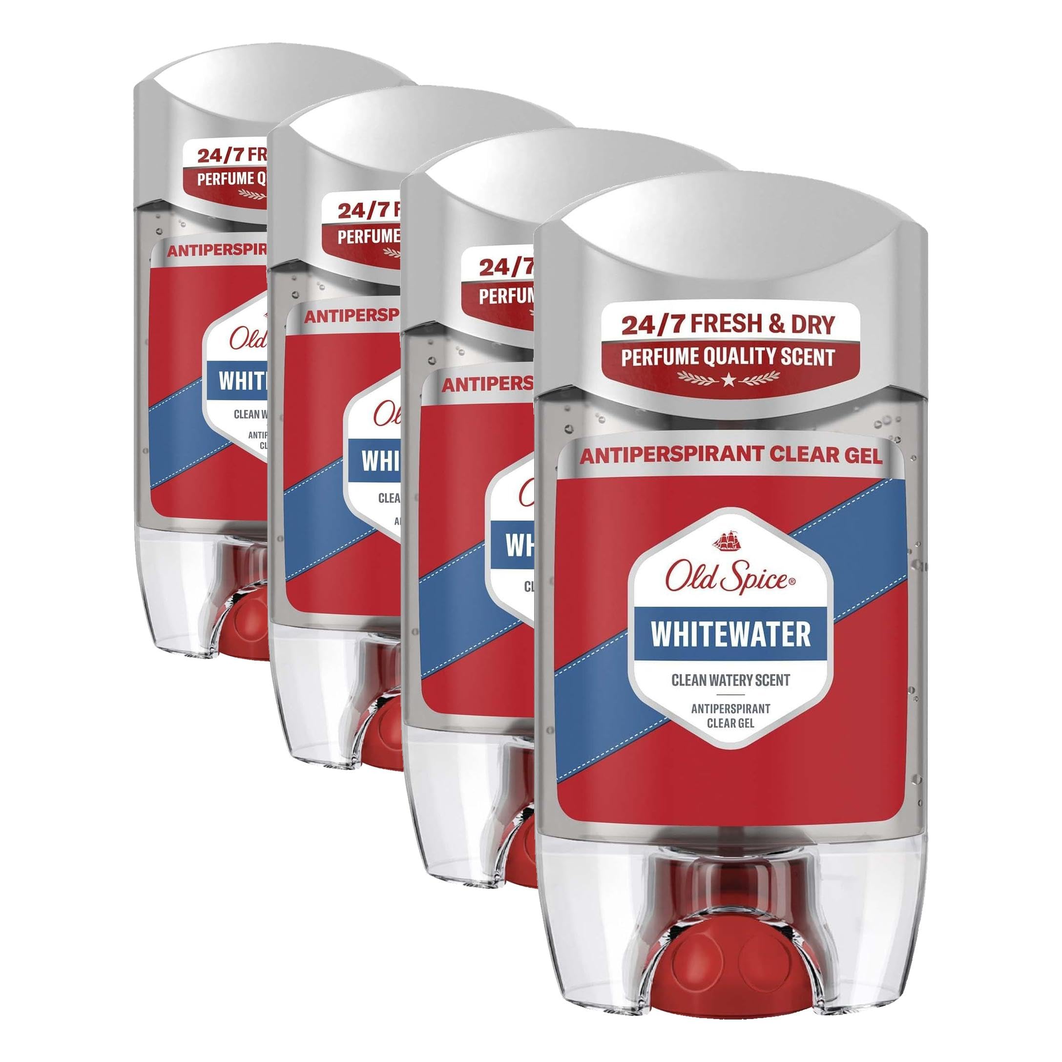 Old Spice Whitewater Terlemeyi Önleyici Şeffaf Jel Deodorant 70 ml (4 paketi)