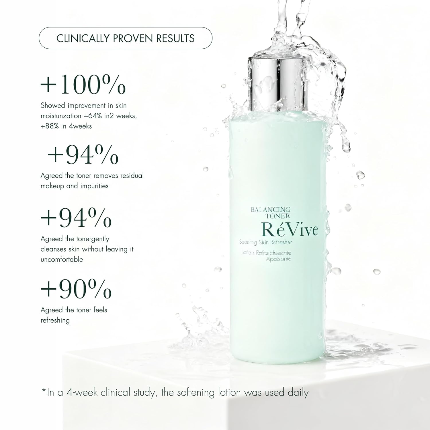 RéVive Balancing Face Toner - Soothing Facial Toner & Makeup Remover - Gently Exfoliates Skin for a Smoother and More Supple Texture - Enriched with Chamomile Flower (6 fl oz) - Image 3