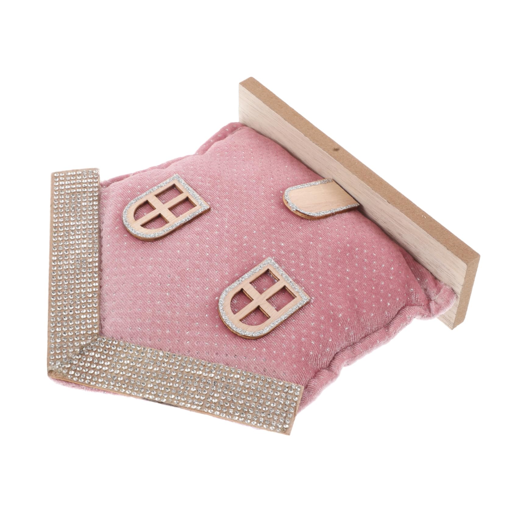 Cabilock Christmas House Model Decor Festive Xmas House Decoration for Desktop Charming Christmas Craft Prop for Holiday Home Decor and Office Decoration