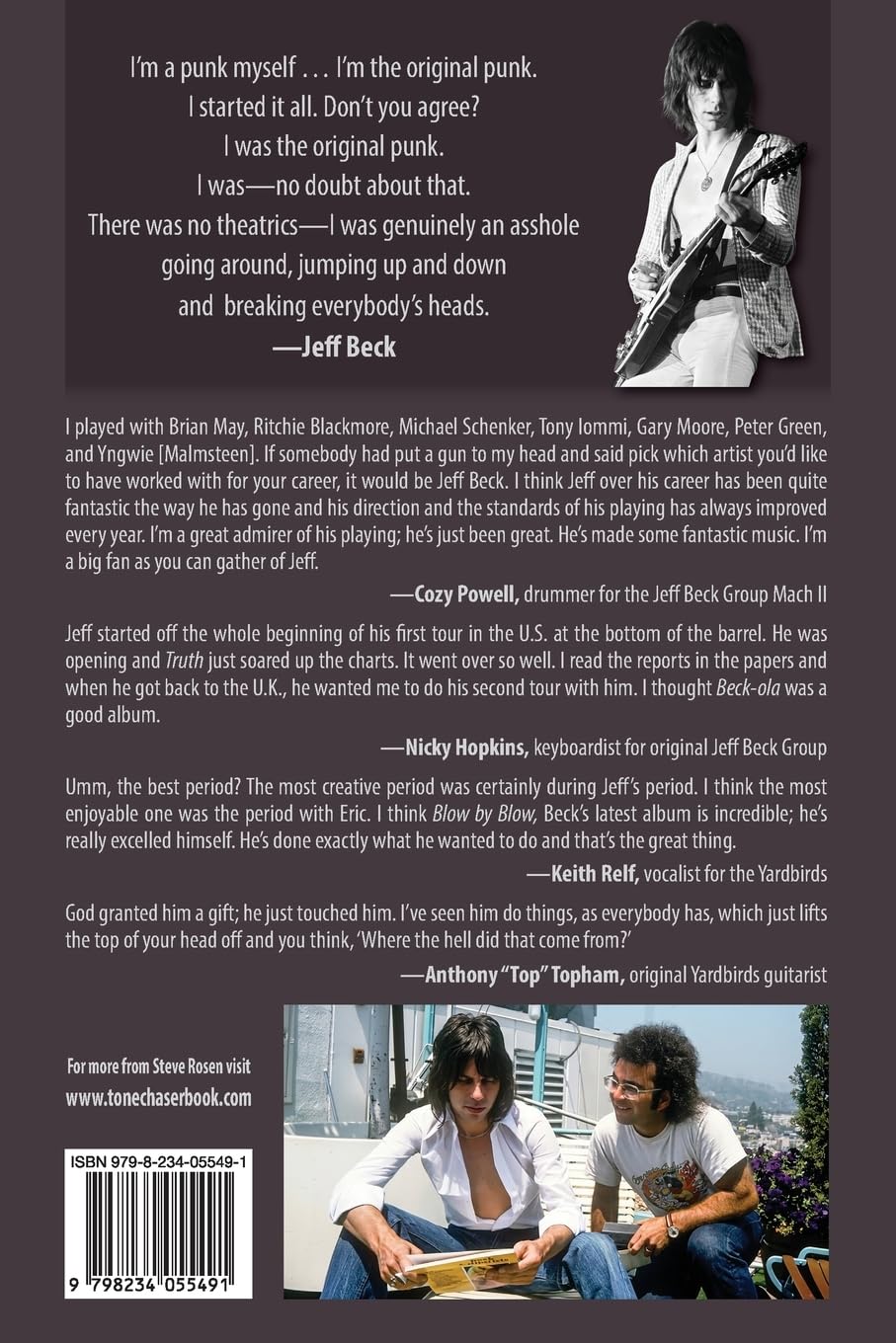 Jeff Beck Stories: The Original Punk: From Yardbird to The Guitar Shop (Tonechaser)