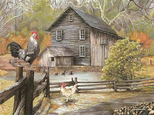Down On The Farm I by Ed Wargo - 16x12 Art Print Poster
