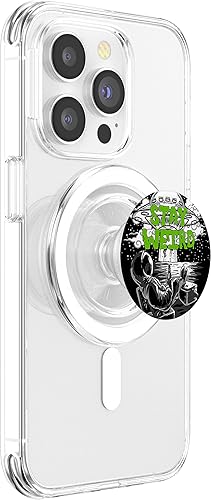Miniatura 9 de Stay Weird Astronauta OVNI Galaxy Extraterrestre Space Lover PopSockets intercambiables PopGrip
