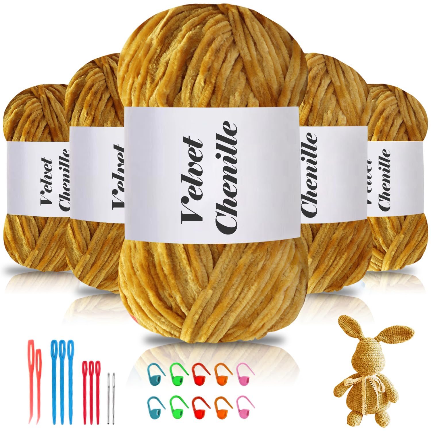 Laine velours chenille Maxee tricot couverture bébé anti irritation