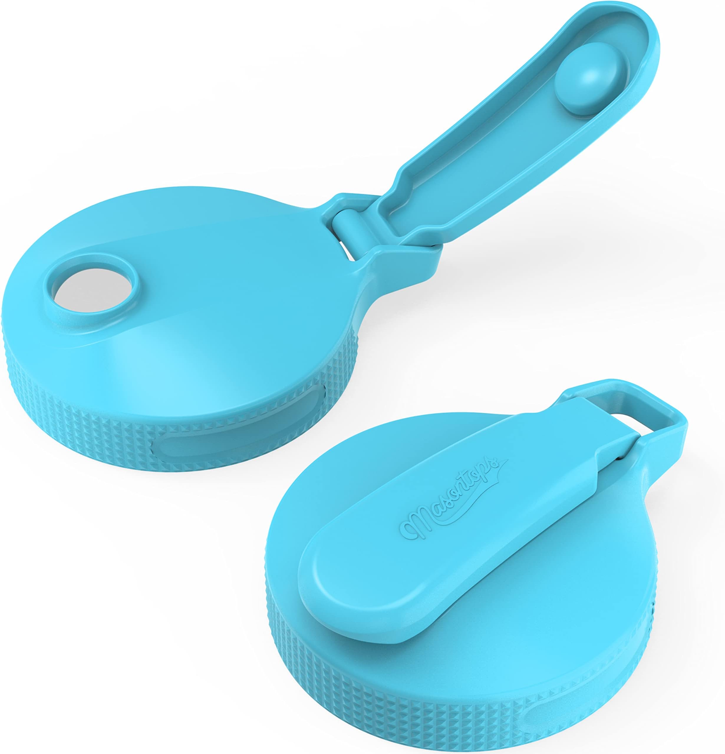 MasontopsMulti Top - 2 Pack - Wide Mouth Mason Jar Lids with Easy Pour Spout and Flip Cap – Sip, Pour, Store & More - Lid Accessories For Mason Jars