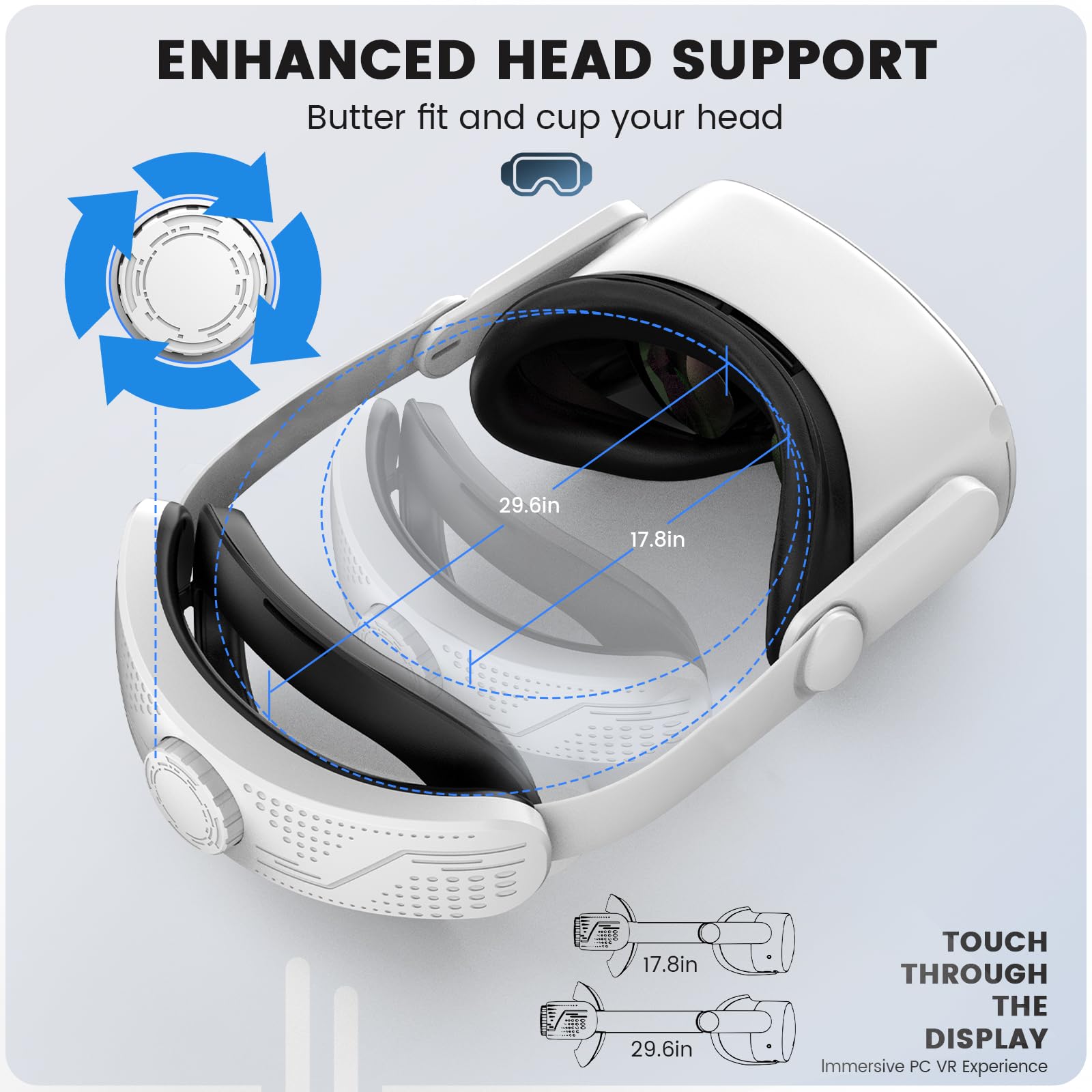 Amazon.com: VZNEK Comfort Head Strap for Meta Quest 3,Elite Strap