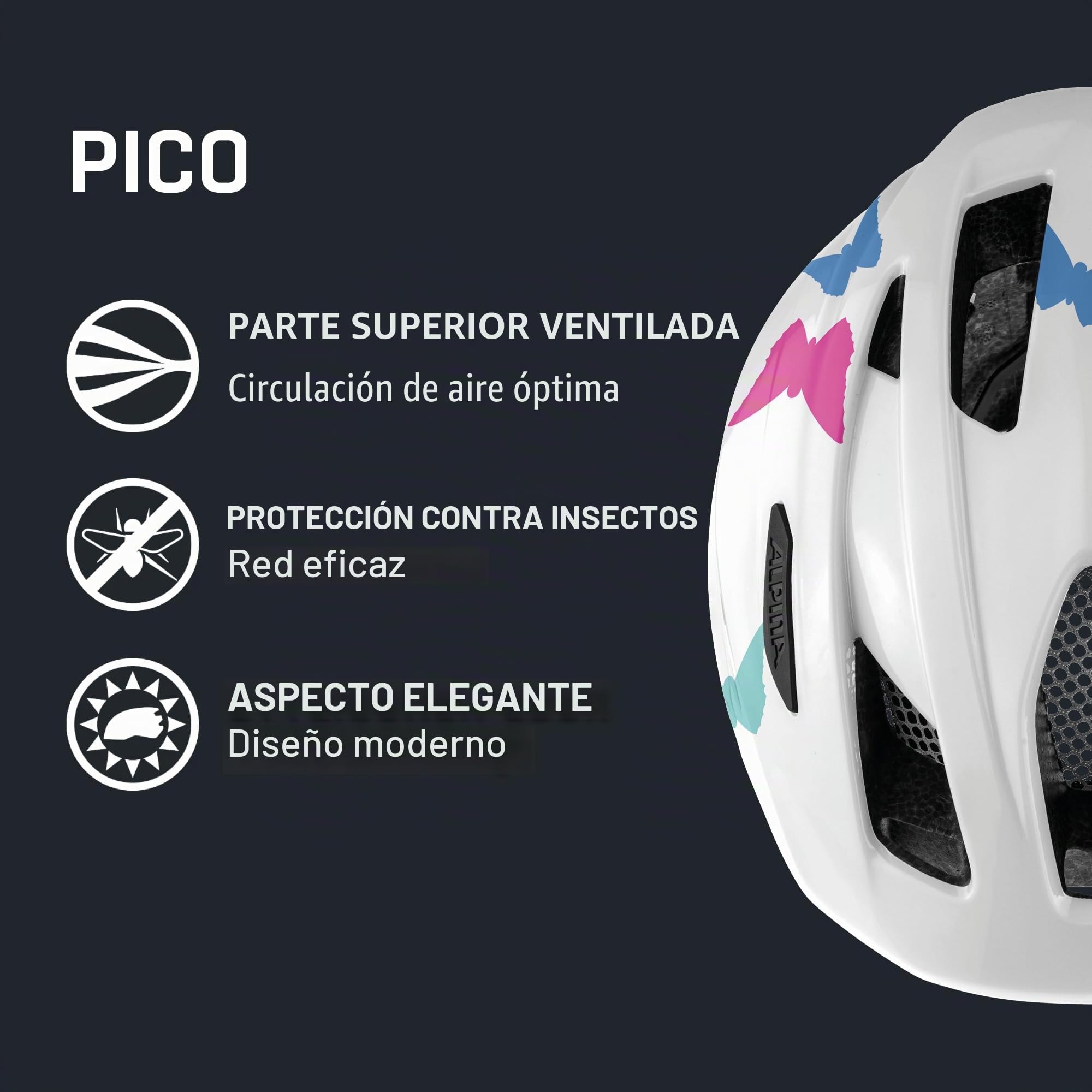 ALPINA Pico Casco de Bicicleta, Unisex Niños