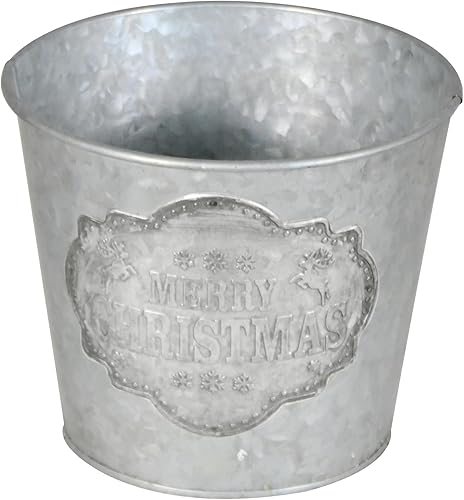 Vista 6 de Puleo International Árbol de Navidad artificial preiluminado de 2 pies con 35 luces en maceta de metal, color verde