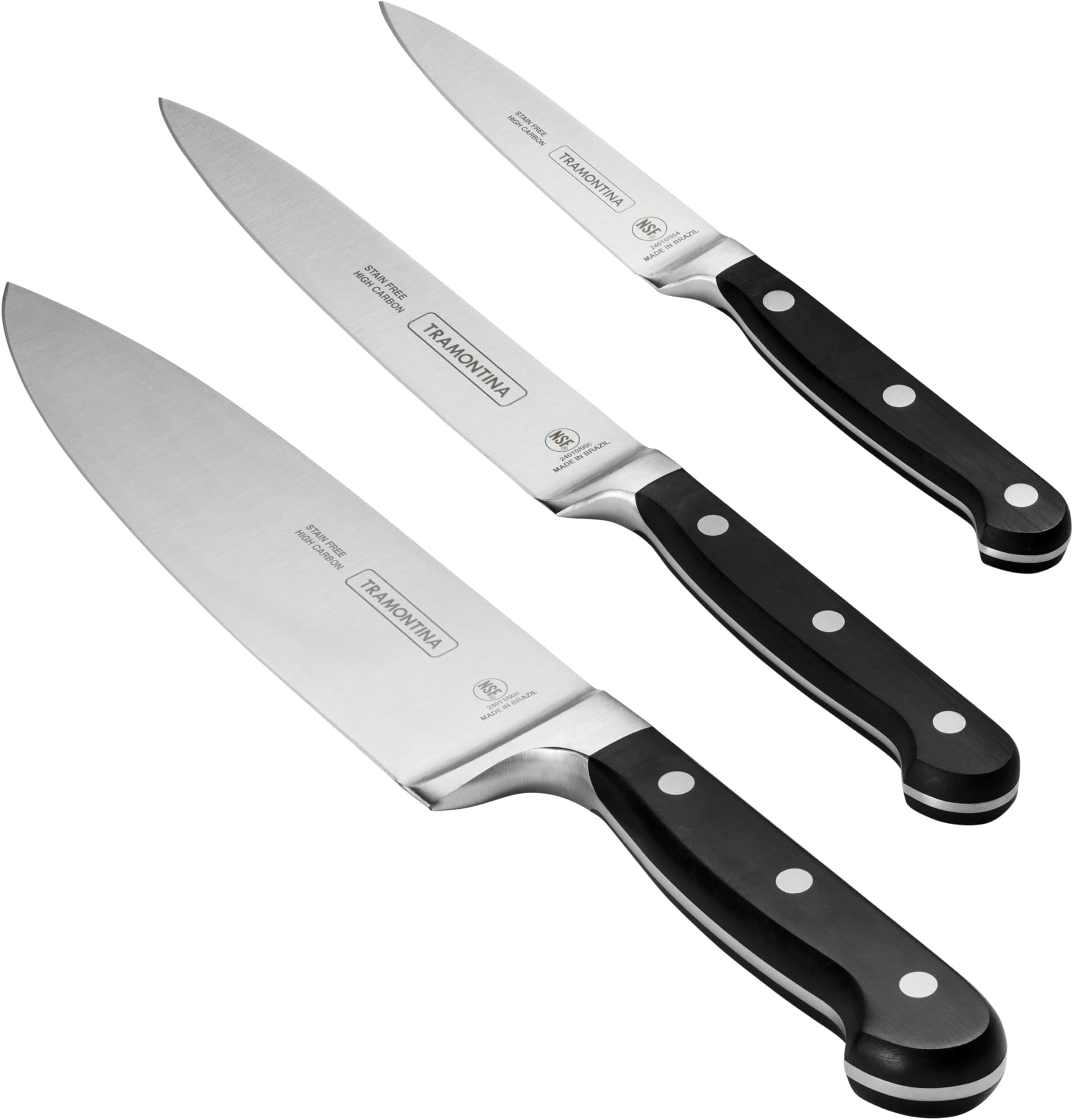 Pro Series Forged 3-Piece Starter Kitchen Knife Set