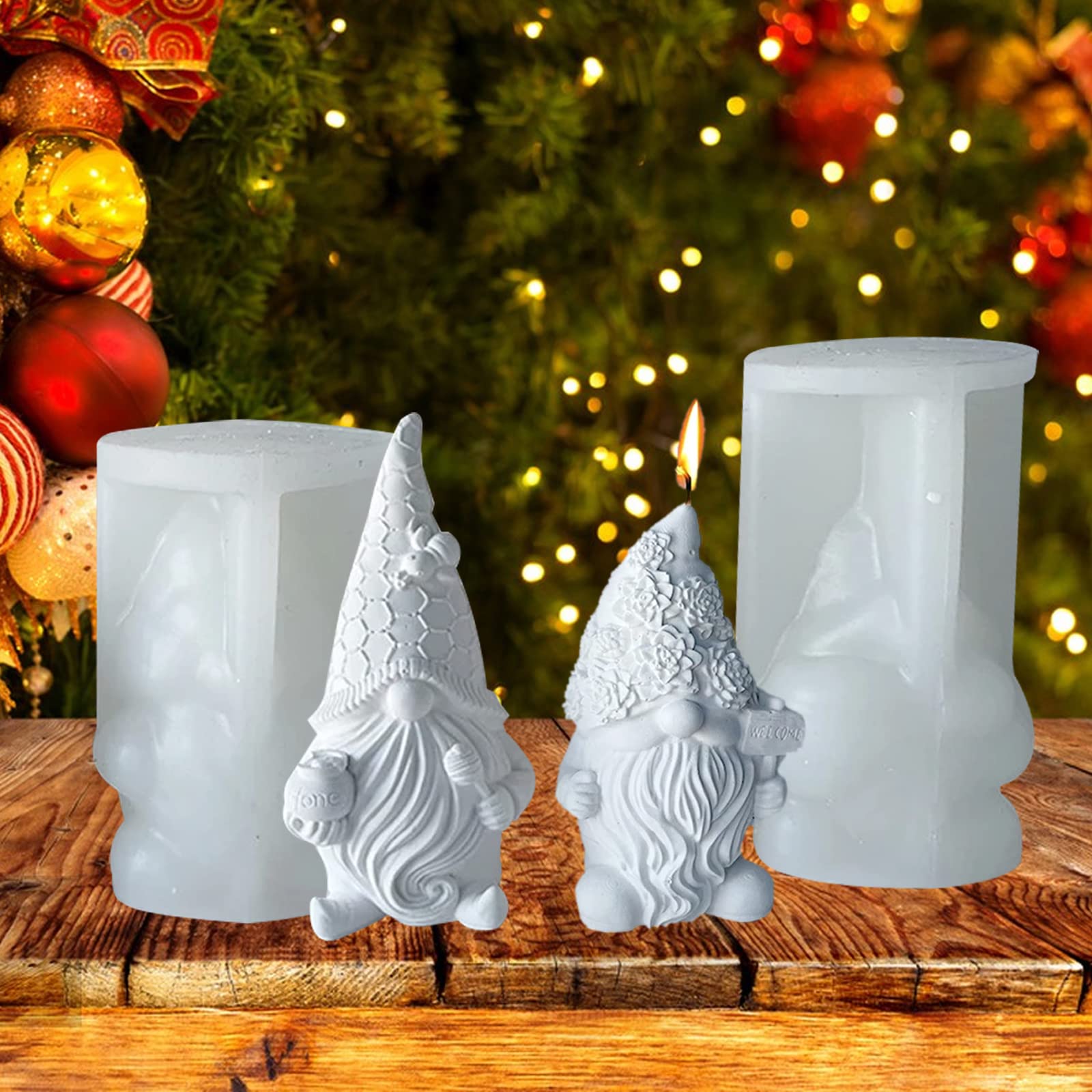 Moules à Bougies De Noël Pour La Fabrication De Bougies, 2