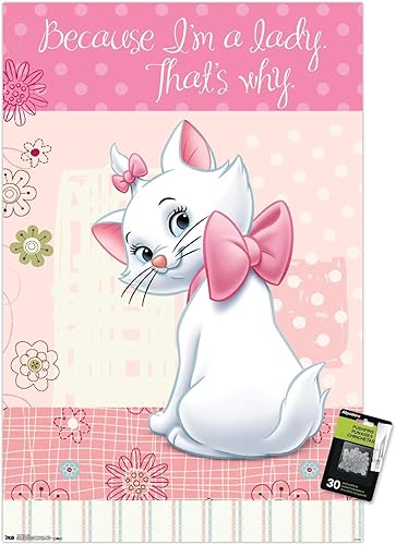 Trends International Disney The Aristocats - Póster de pared con alfileres de presión de Marie - I'm A Lady