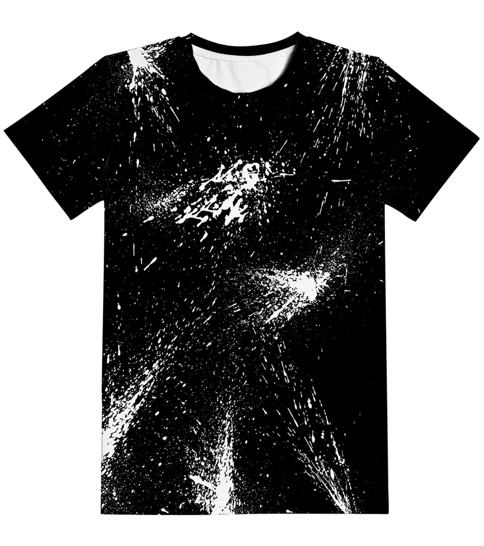 Yasswete Boys Girls T-Shirt 3D Realistic Graphic Crewneck Short Sleeve Printed Tee Shirt Tops for Kids Teens 6-16 Years