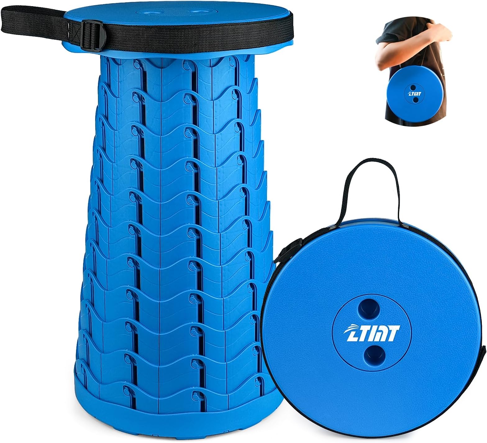 ZTMT FoldingStool Colorful Stool Body Portable Collapsible Stool Seat Max Load