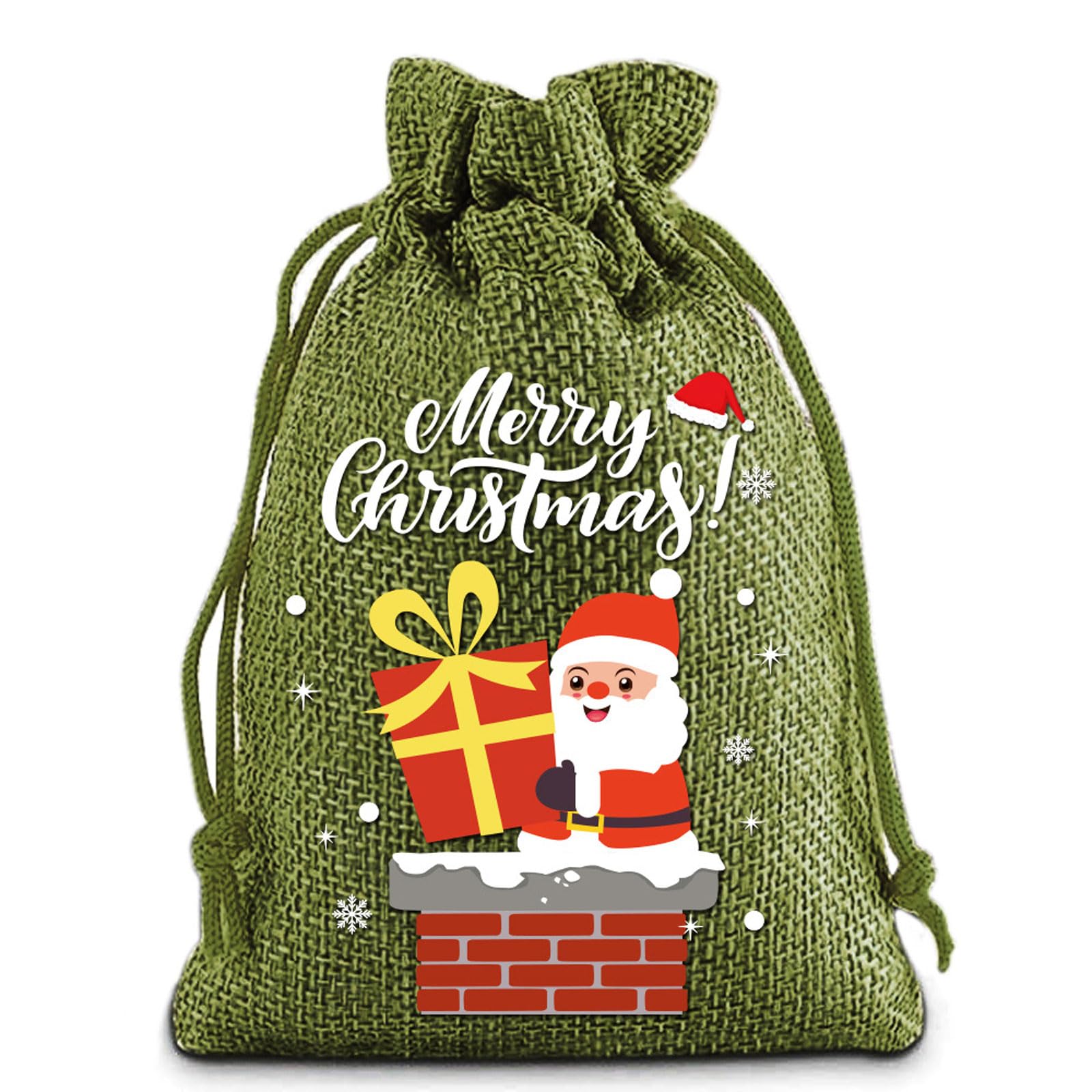 VDLLQYN, 12 bolsas dulces for regalos de fiesta navideña, perfectas for Navidad, dulces y muchos más ，Bolsas de caramelos(12 Pieces (3 Color Grid*4),10 * 15cm)
