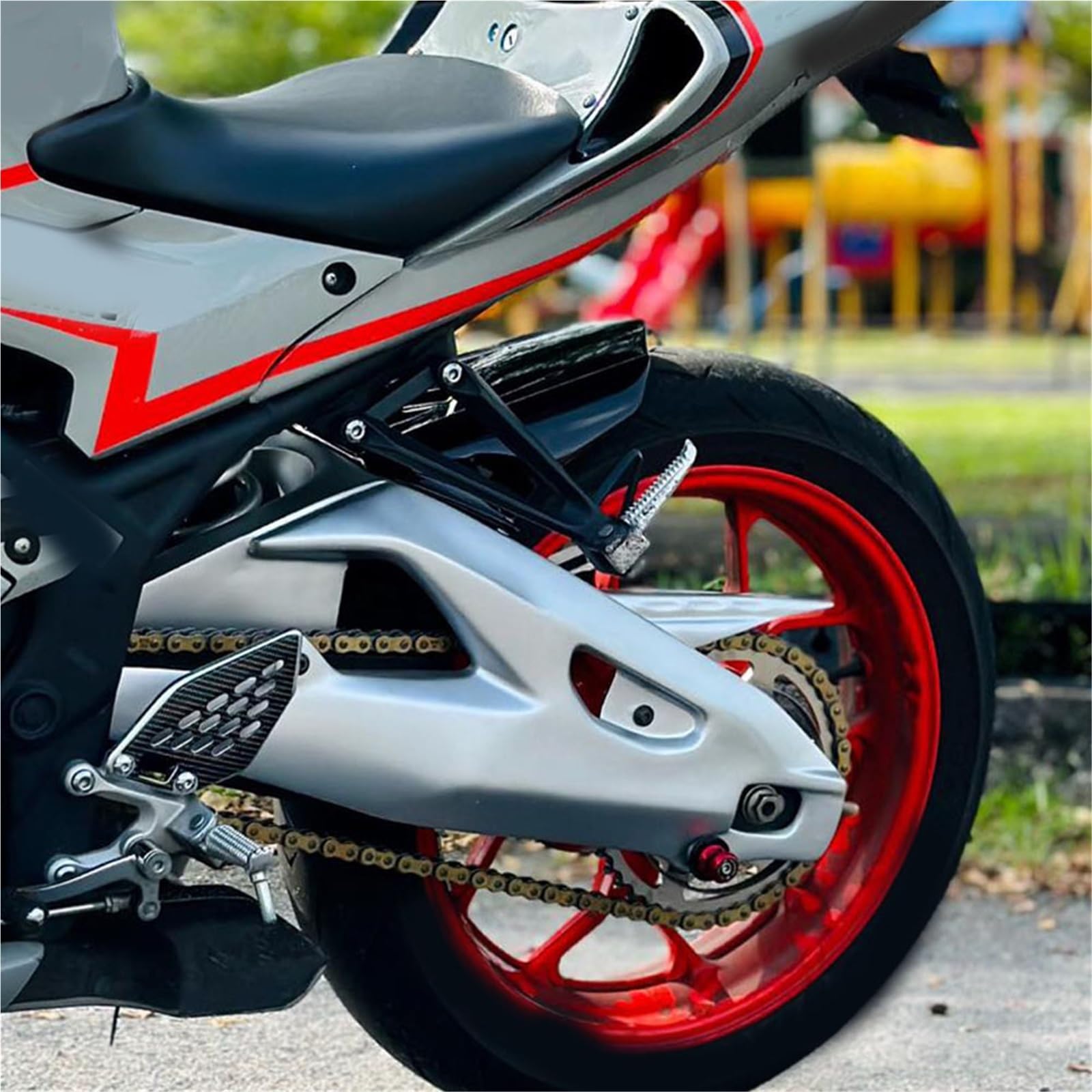 Forcellone Enhancer Copertura Per Yamaha YZF R3 R25 2015-2026 MT25 MT03 Parafango Posteriore Altalena Braccio Della Protezione Kit Ruota Hugger