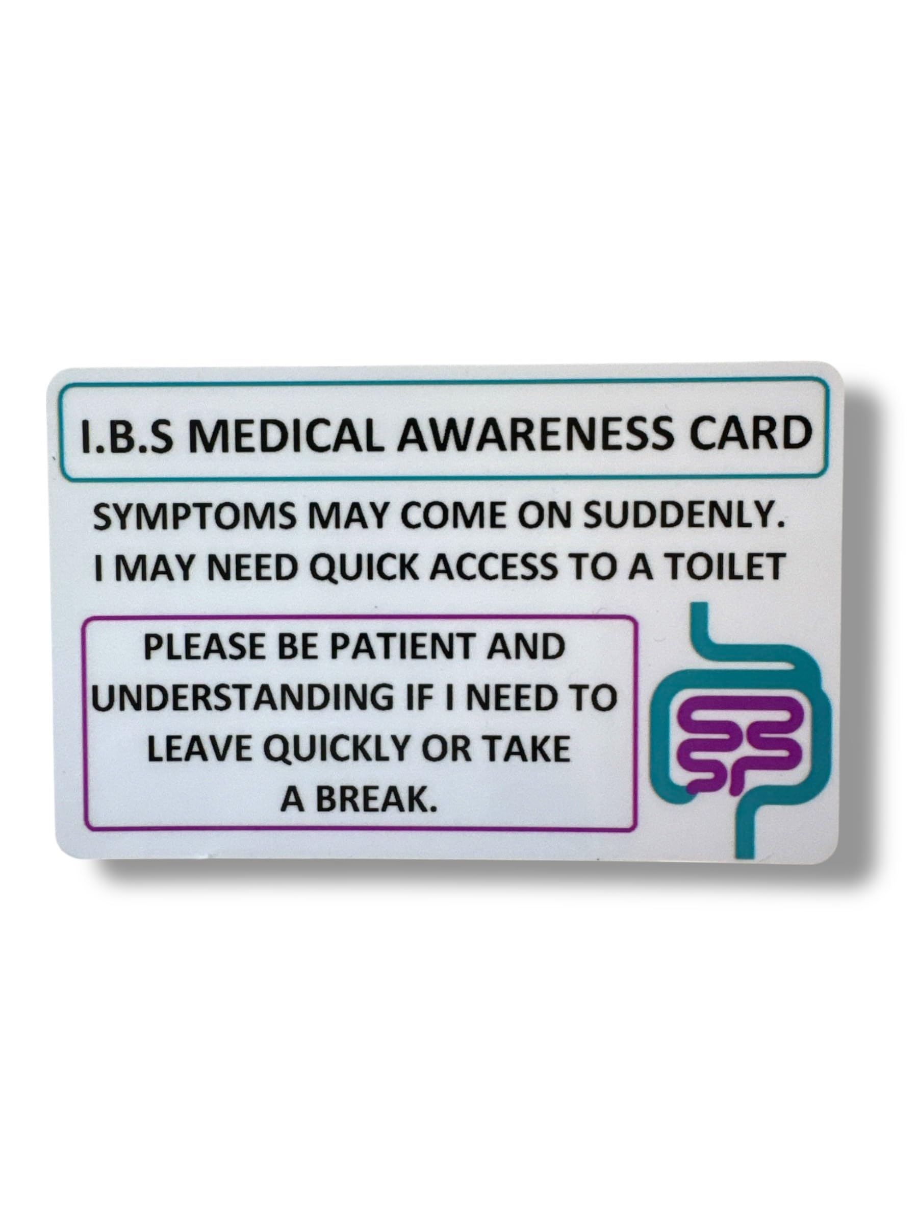 Medical Awareness Information Card (I.B.S) — image 1