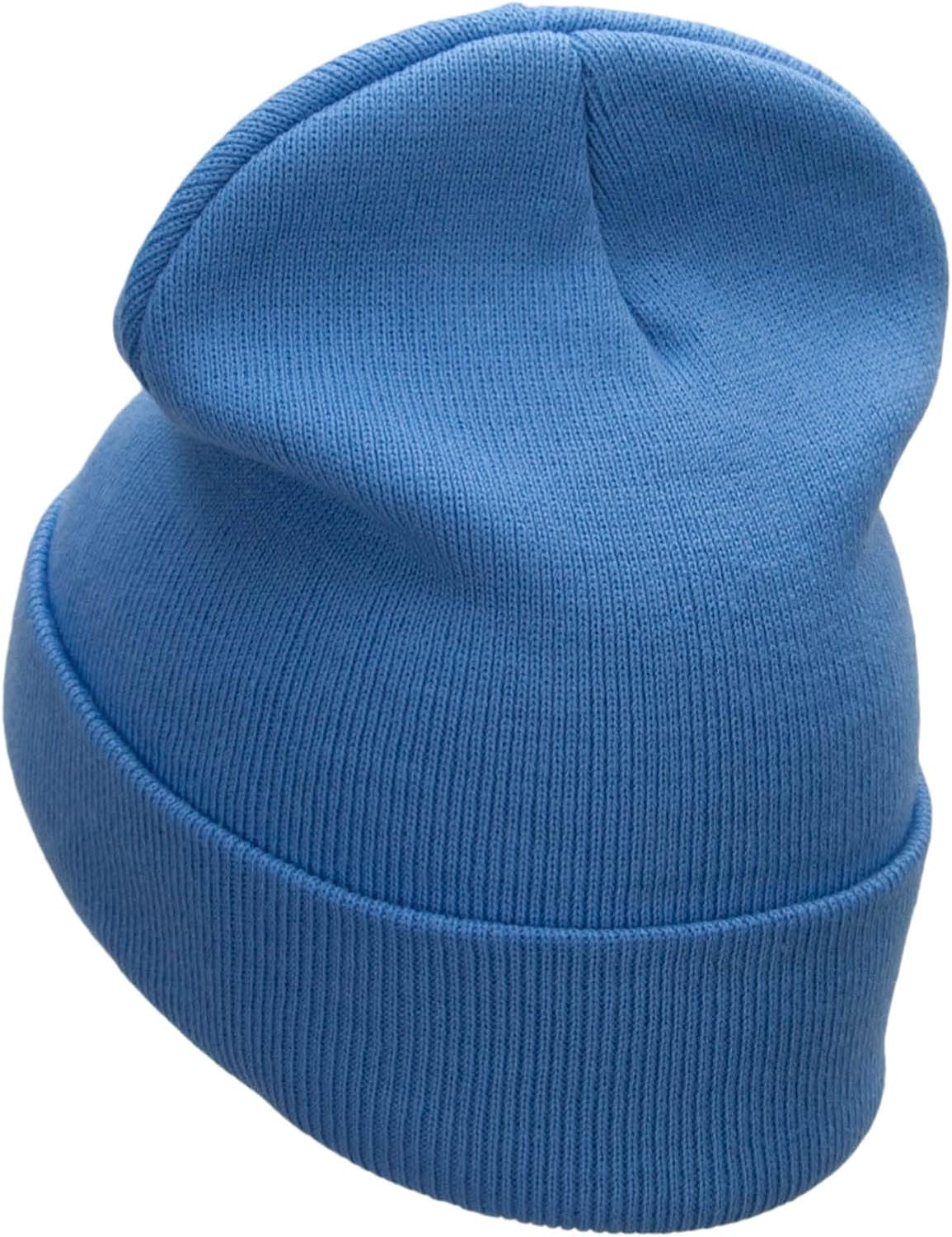 Mermaid Tail Embroidered 12 Inch Long Knitted Beanie