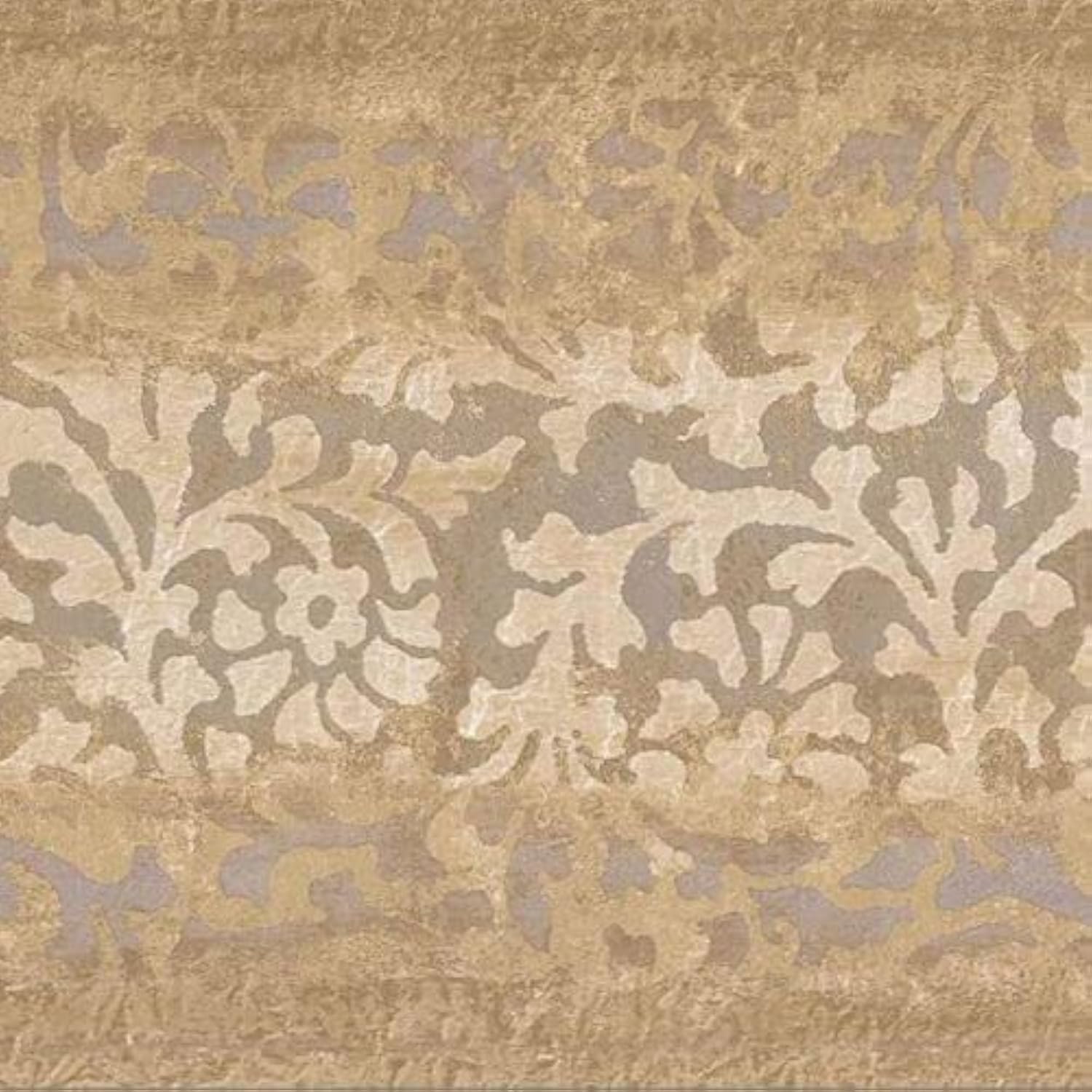 CONCORD WALLCOVERINGS ™ Wallpaper Border Classic Pattern in Beige Matching Kitchen Bathroom Living Room, Size 10 Inches by 15 Feet UB104564