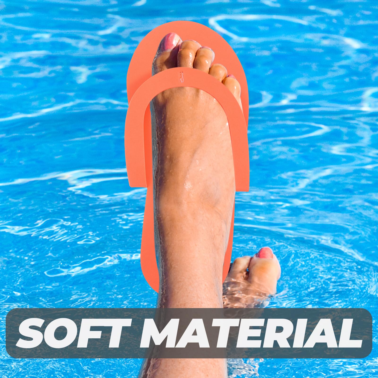 Levemolo 12 Paia Hotel Per La Doccia Eva Pantofole Portatili Monouso Pantofole Ambienti di Viaggio Flops Anti- Singolo Foam Spa Pedicure Leggero Uso Salone Spiaggia Casuale Ciabatte Monouso, Colori