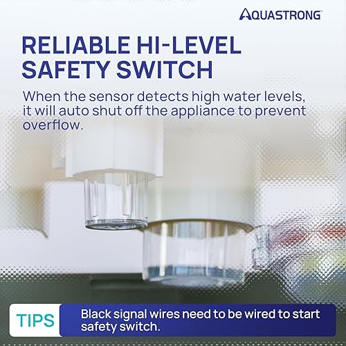 Miniatura 10 de Aquastrong Mini bomba de condensado HVAC dividida, 9.6 GPH, 115 V230 V, interruptor de seguridad automático, eliminación de condensado de CA para