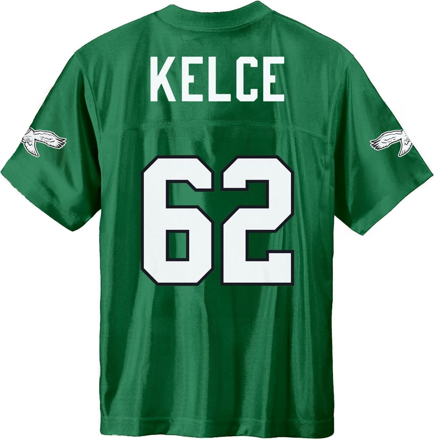 Jason Kelce Philadelphia Eagles Kelly Green #62 NFL Kids Youth 4-20 Name and Number Throwback Player Jersey