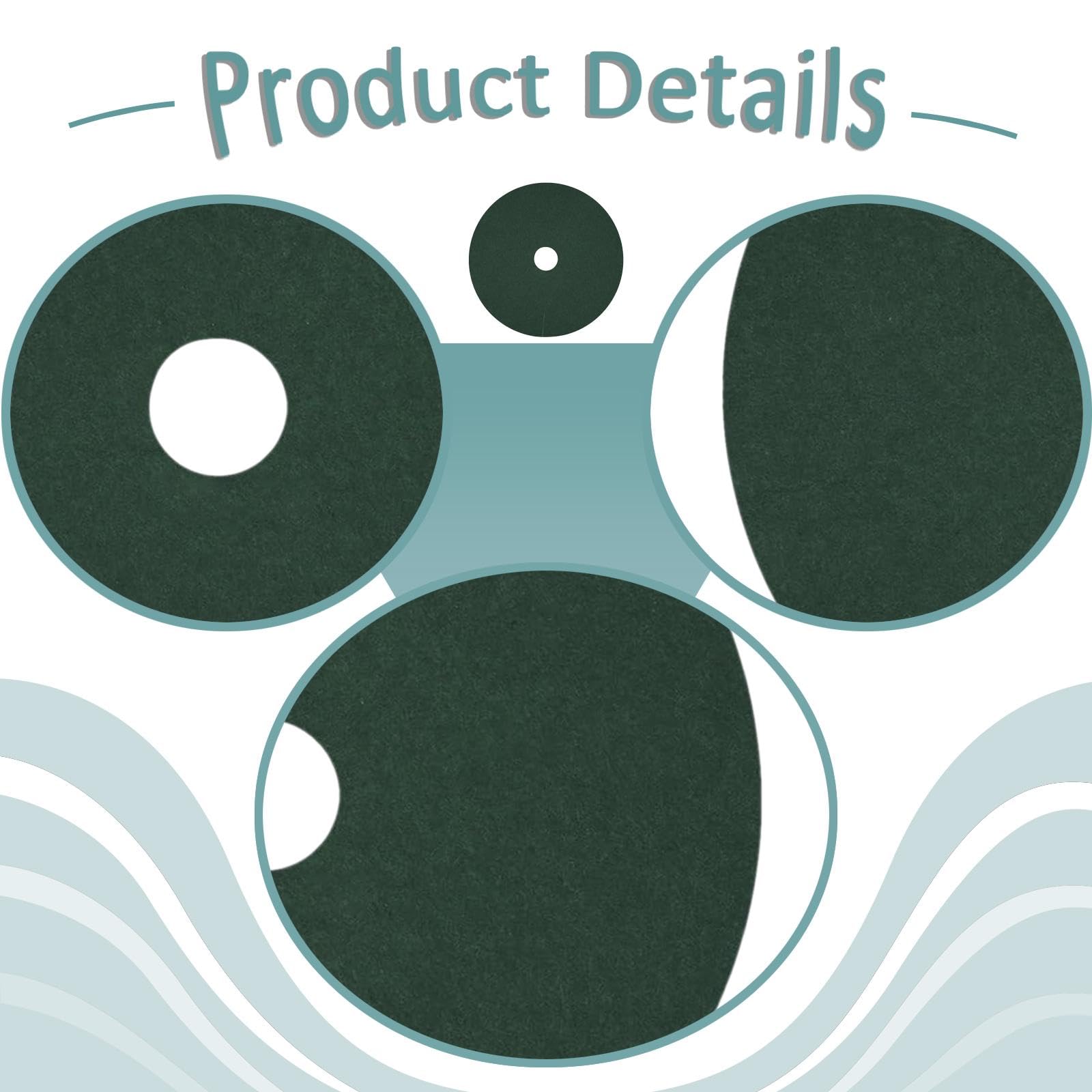 10 Piezas Protector de Cubierta Manta de Jardín Permeable Tela de Control Agrícola Alfombra Antideslizante para Jardinería Fabricado en Material, Verde, 82cm