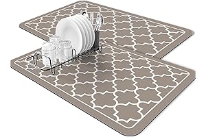 WISELIFE Super Absorbent Moving Foam Dish Drying Mat