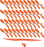 Vista 7 de Libima 40 piezas de hélice de plástico para actividades STEM, cuchillas de hélice resistentes al plegado con ganchos de banda de goma para aviones