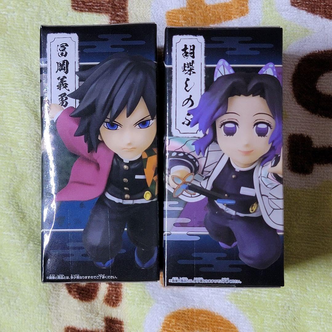 Amazon.co.jp: ワールドコレクダブルフィギュア 冨岡義勇 胡蝶しのぶ