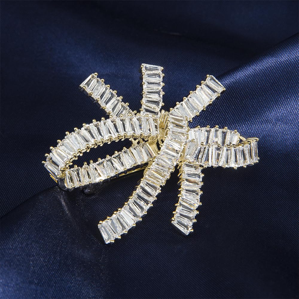 Broches para Mujer, Moda, Lazo Irregular, Broche de Solapa para Traje, Fiesta, Boda
