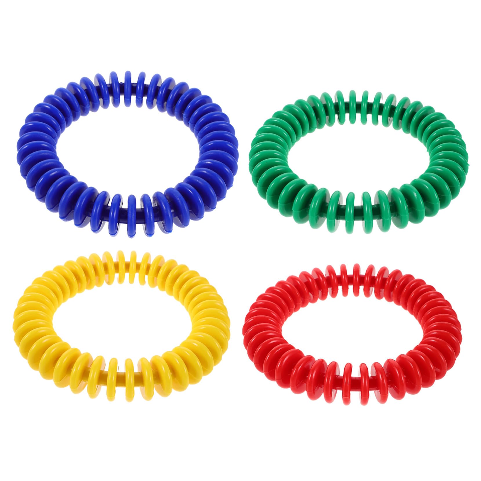 Lot de 4 anneaux de plongée colorés en plastique souple pour entraînement sous-marin, jeux de natation et équipement de plongée sûr pour le développement des compétences de natation en été