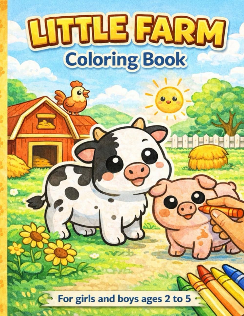 Little Farm: Coloring Book (Little Coloring Books Series)