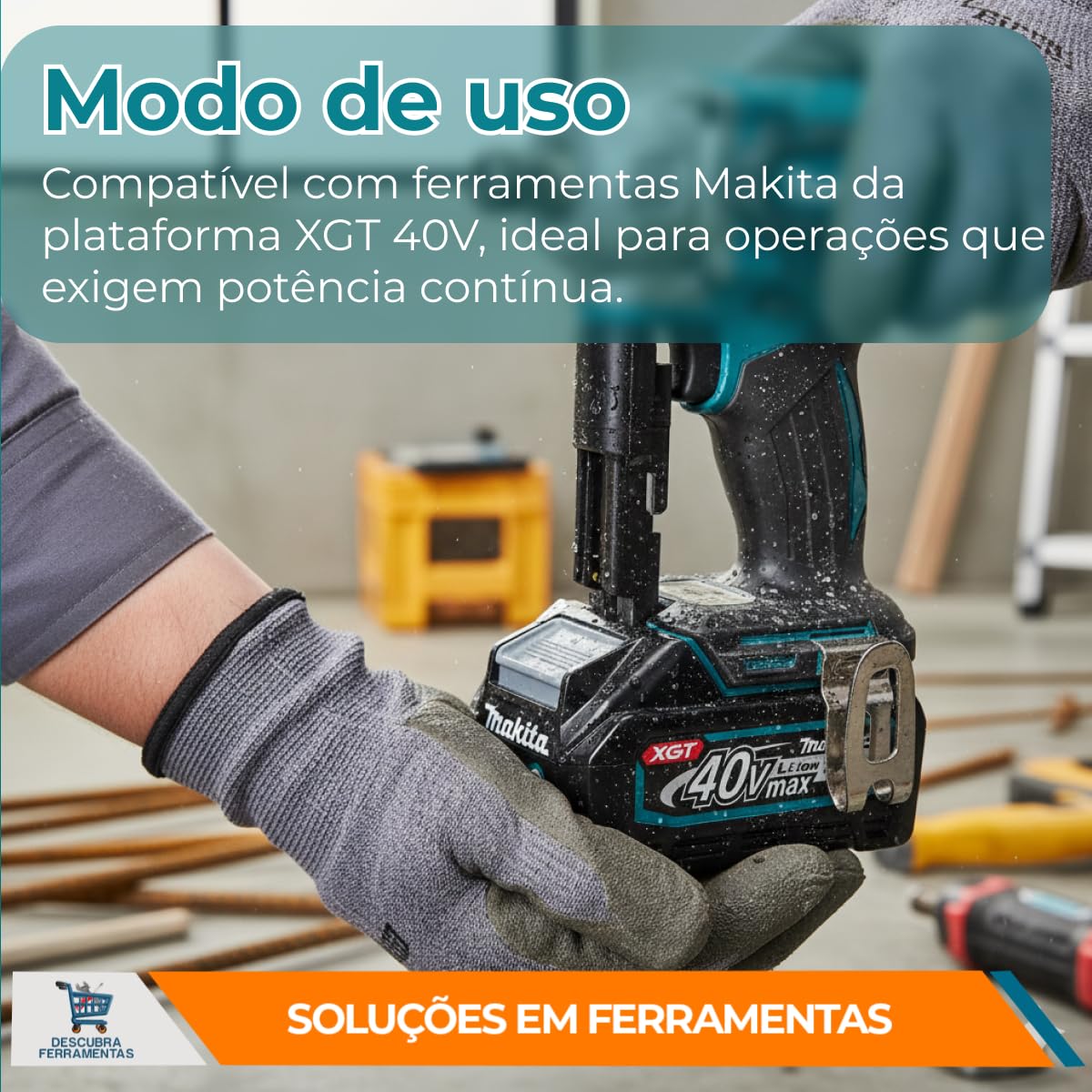 MAKITA Bat 40V max 4Ah BL4040 XGT – 40V 4.0Ah Sistema XGT Alta