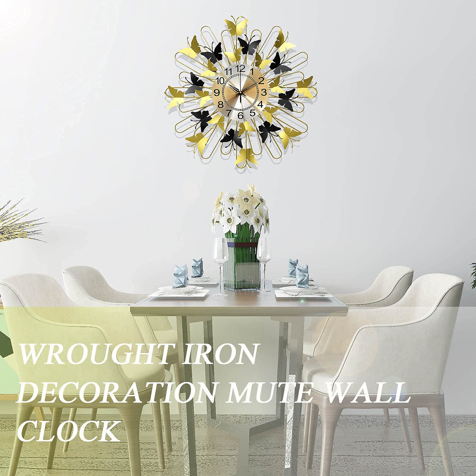 Amazon.co.jp: 壁掛け時計 ミッドセンチュリーモダン壁掛け時計、26