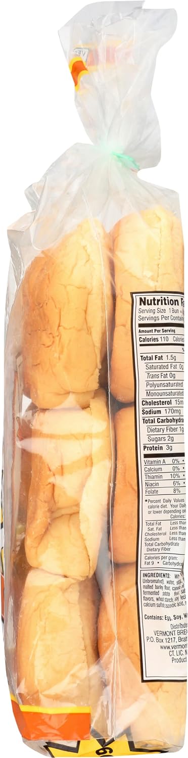 VERMONT BREAD Potato Slider Buns 12Pk, 18 OZ