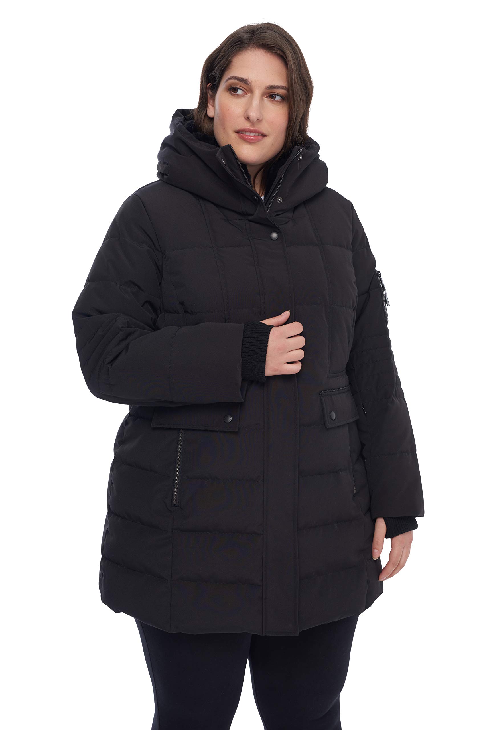 ALPINE NORTH Kootney Women’s Vegan Down Mid-Length Parka