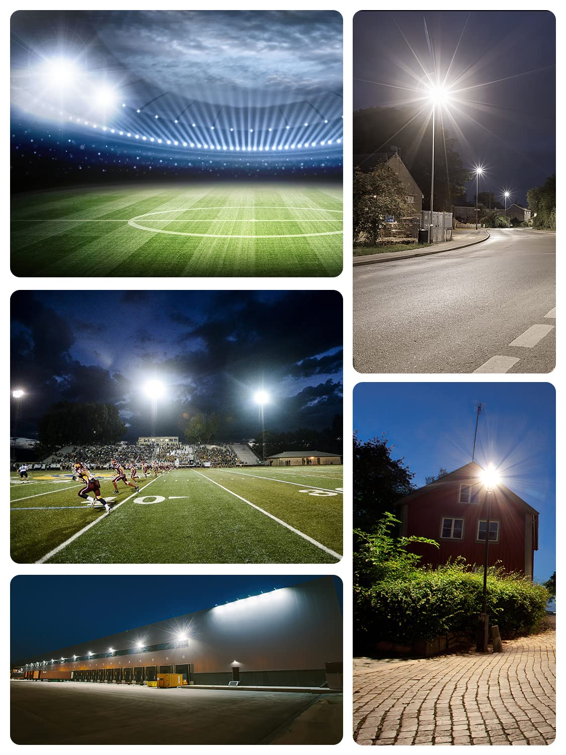 300W LED Strahler Außen, 30000LM Superhell Strahler Außen, 6000K Kaltweiße Led Scheinwerfer, IP66 Wasserdicht Flutlicht,Aussenstrahler für Garten, Garage, Sportplatz